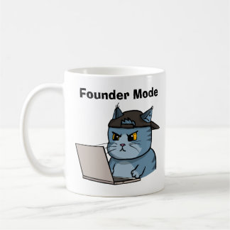 Taza De Café IT Cat. Founder mode