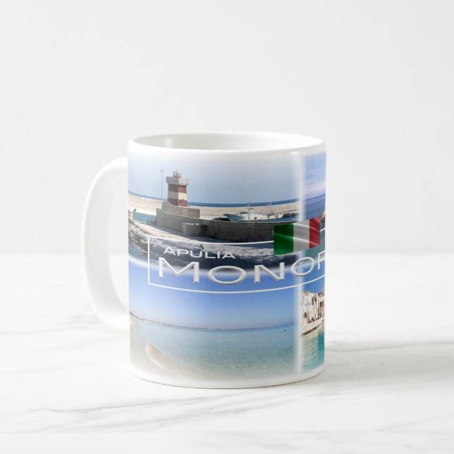 Taza De Café IT Italia - Apulia - Monopoli - (Anverso izquierdo)