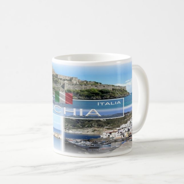 Taza De Café IT Italia - Campania - Isola d'Ischia - (Anverso derecho)