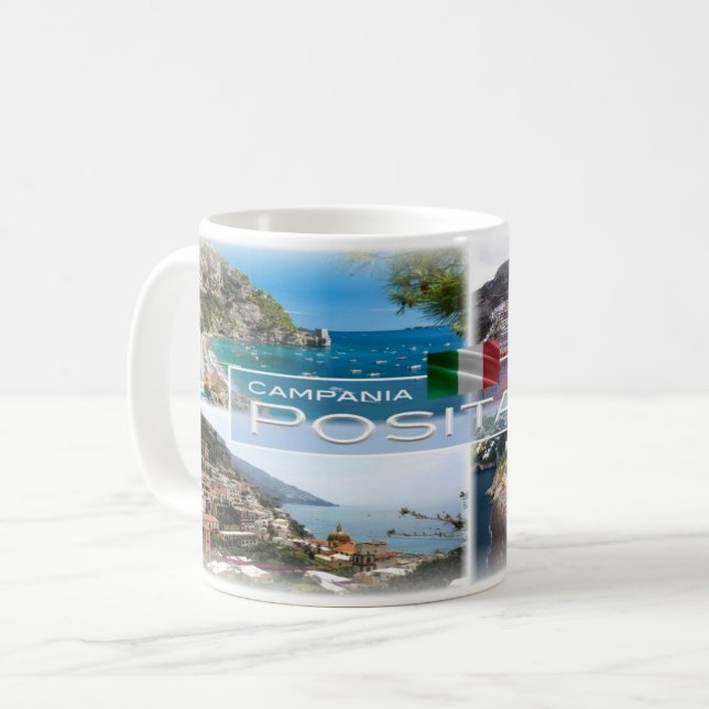 Taza De Café IT Italia - Campania - Positano (Anverso izquierdo)