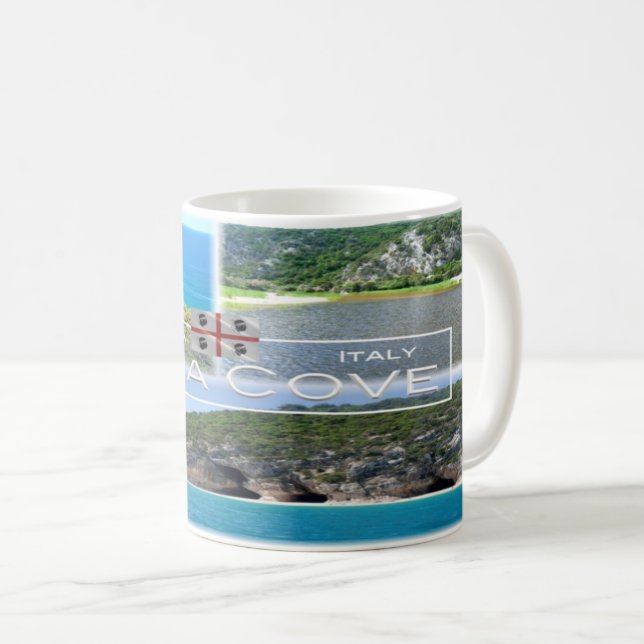 Taza De Café IT - Italia - Cerdeña - Baunei - Cove Luna - (Anverso derecho)