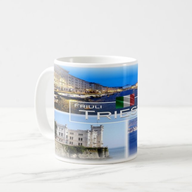 Taza De Café IT Italia - Friuli Venezia Giulia - Trieste - (Anverso izquierdo)