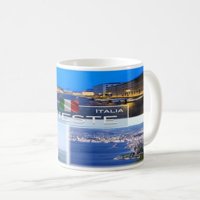 Taza De Café IT Italia - Friuli Venezia Giulia - Trieste - (Anverso derecho)