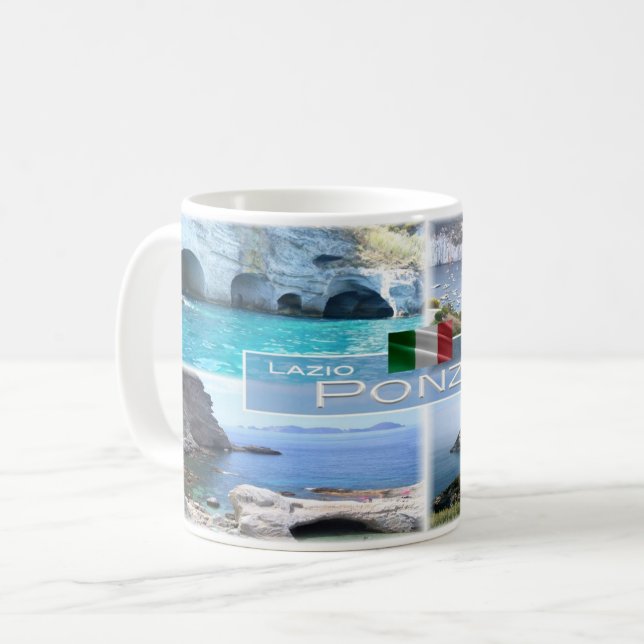 Taza De Café IT Italia - Lazio - Ponza - (Anverso izquierdo)