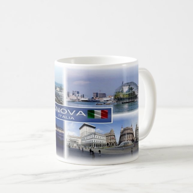 Taza De Café IT Italia - Liguria - Genova - (Anverso derecho)