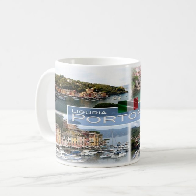 Taza De Café IT Italia - Liguria - Portofino - (Anverso izquierdo)
