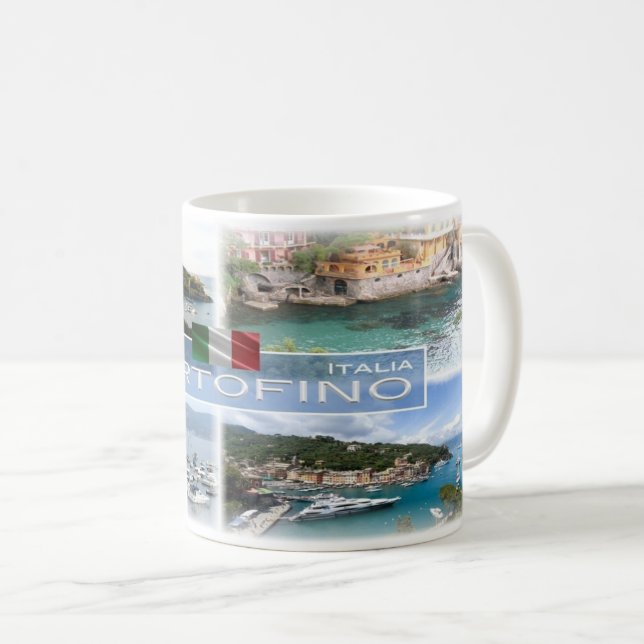Taza De Café IT Italia - Liguria - Portofino - (Anverso derecho)