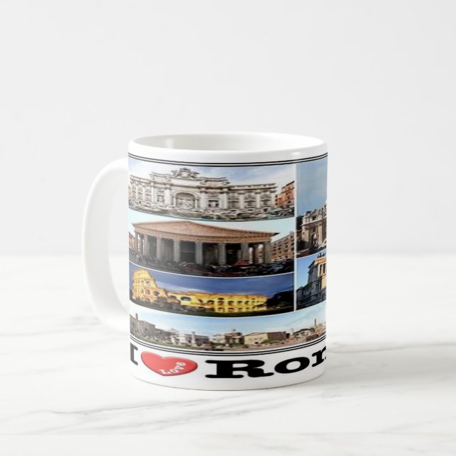 Taza De Café IT Italia - Roma Roma - (Anverso izquierdo)