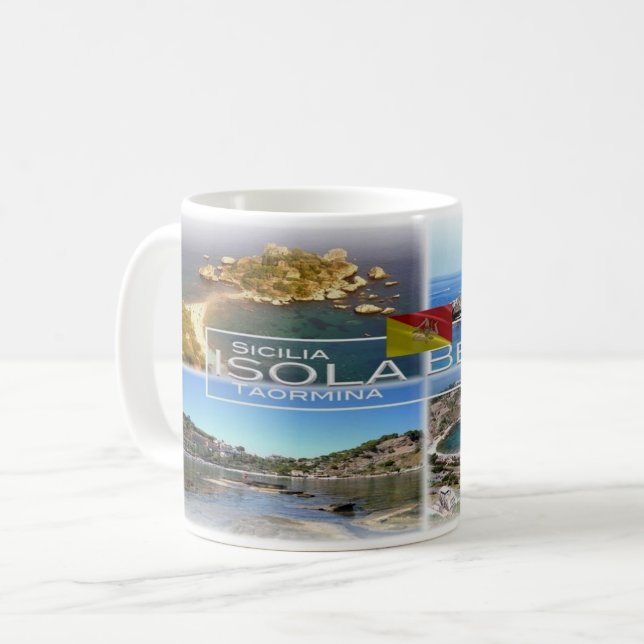 Taza De Café IT Italia - Sicilia - Taormina (Anverso izquierdo)