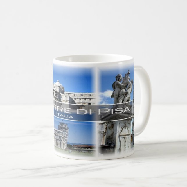 Taza De Café IT Italia - Torre di Pisa - (Anverso derecho)