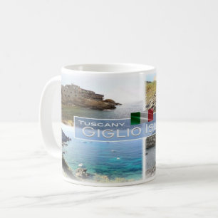 Taza De Café IT Italia - Toscana - Isla Giglio -