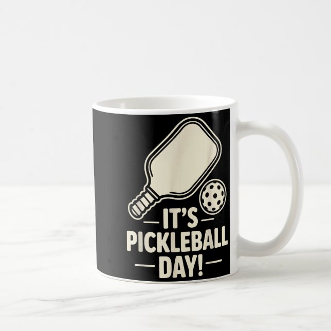 Taza De Café It’s Ckleball Day Dink Srt Player Court Fun Team P (Derecha)