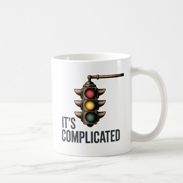 Taza De Café It’s Complicated | Mixed Signals & Dating Humor   (Derecha)