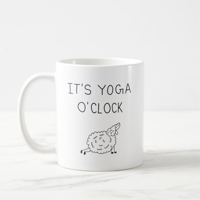 Taza De Café It’s Yoga O’Clock Sheep (Izquierda)