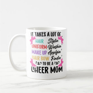 Taza De Café It Takes A Lot To Be A Cheer Mom Funny Cheerleadin