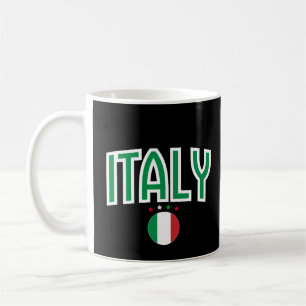 Taza De Café Italia Bandera Italiana Italia Recuerdo