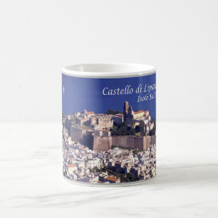 Taza De Café Italia - Islas Eolias - Lipari - Castillo -