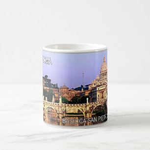 Taza De Café Italia - Lacio - Roma - Basílica de San Pedro -