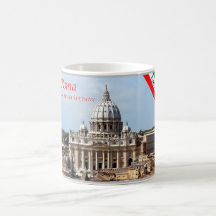 Taza De Café Italia - Lacio - Roma - Basílica de San Pedro -