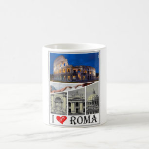 Taza De Café Italia - Lacio - Roma - Me encanta -