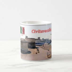 Taza De Café Italia - Lazio - Civitavecchia -