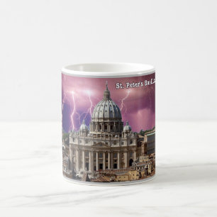 Taza De Café Italia - Lazio - Roma - Basílica de San Pedro -