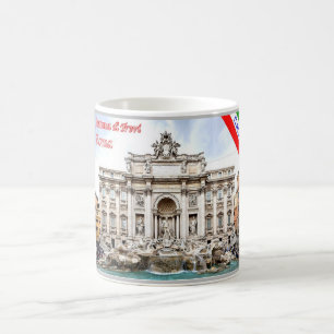 Taza De Café Italia - Lazio - Roma - Fontana di Trevi -