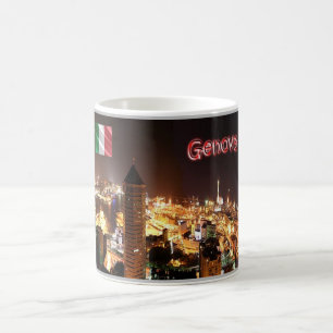 Taza De Café Italia - Liguria - Génova - Puerto -