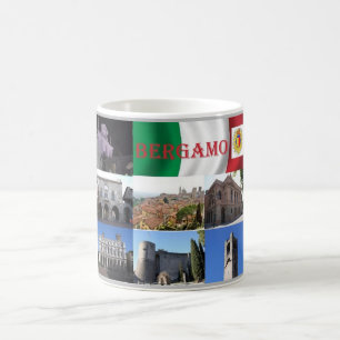 Taza De Café Italia - Lombardía - Bérgamo - Mosaico -