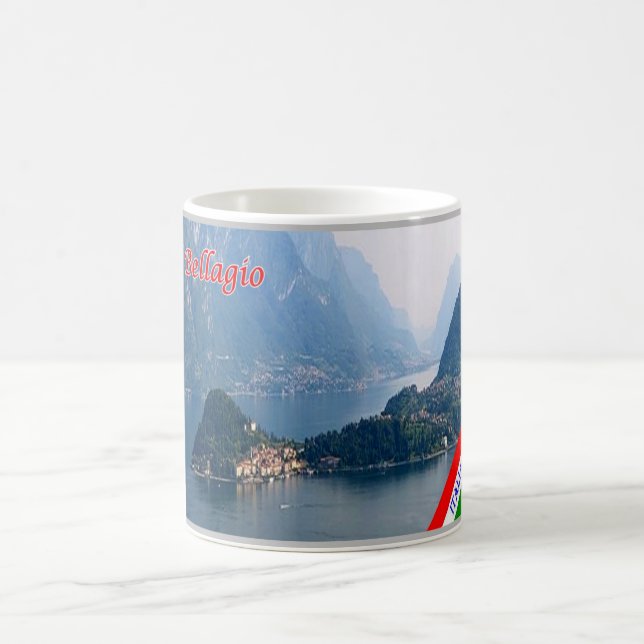 Taza De Café Italia - Lombardía - Lago Como - Bellagio - (Centro)