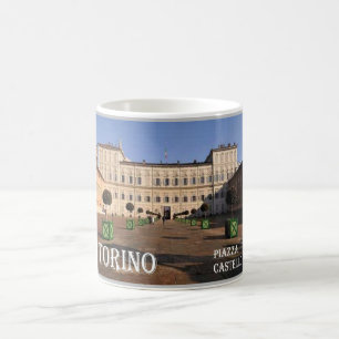 Taza De Café Italia - Piamonte - Torino - Plaza del Castillo -