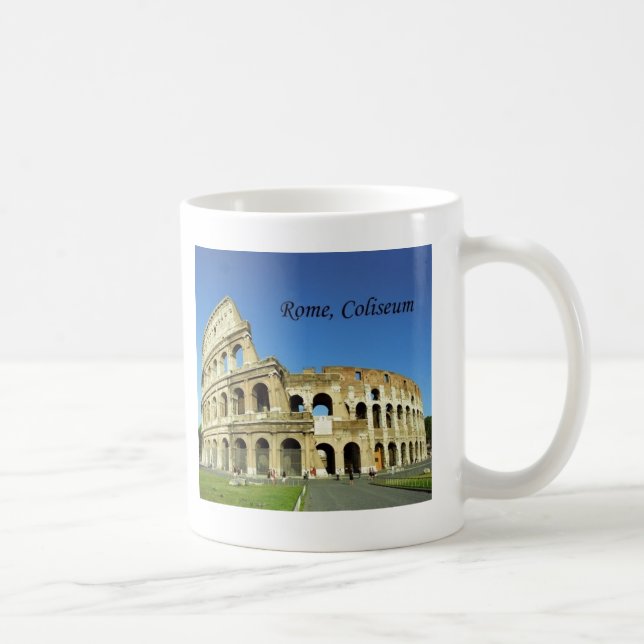 Taza De Café Italia, Roma, coliseo romano (St.K.) (Derecha)