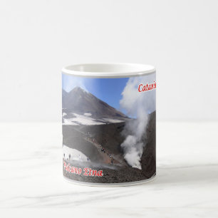 Taza De Café Italia - Sicilia - Catania - Etna -
