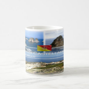 Taza De Café Italia - Sicilia - Golfo de Castellammare -