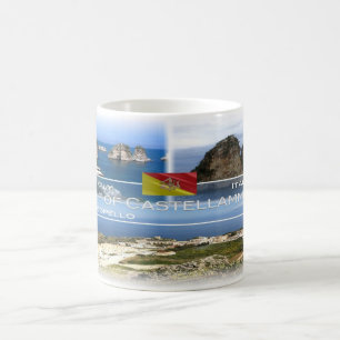 Taza De Café Italia - Sicilia - Golfo de Castellammare -