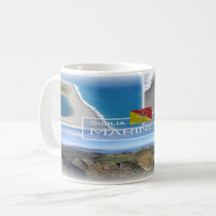 Taza De Café Italia - Sicilia - Reserva Natural de Marinello -
