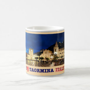 Taza De Café Italia - Sicilia - Taormina - Amo -