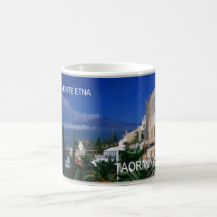 Taza De Café Italia - Sicilia - Taormina - Etna -