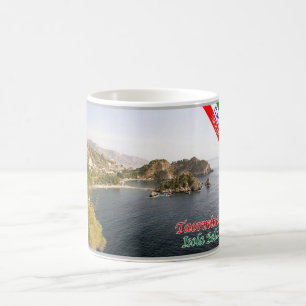 Taza De Café Italia - Sicilia - Taormina - Isola Bella -