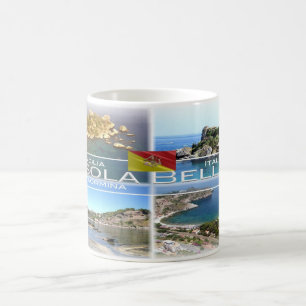 Taza De Café Italia - Sicilia - Taormina - Isola Bella -