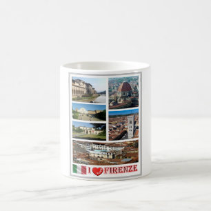 Taza De Café Italia - Toscana - Florencia - Amo -