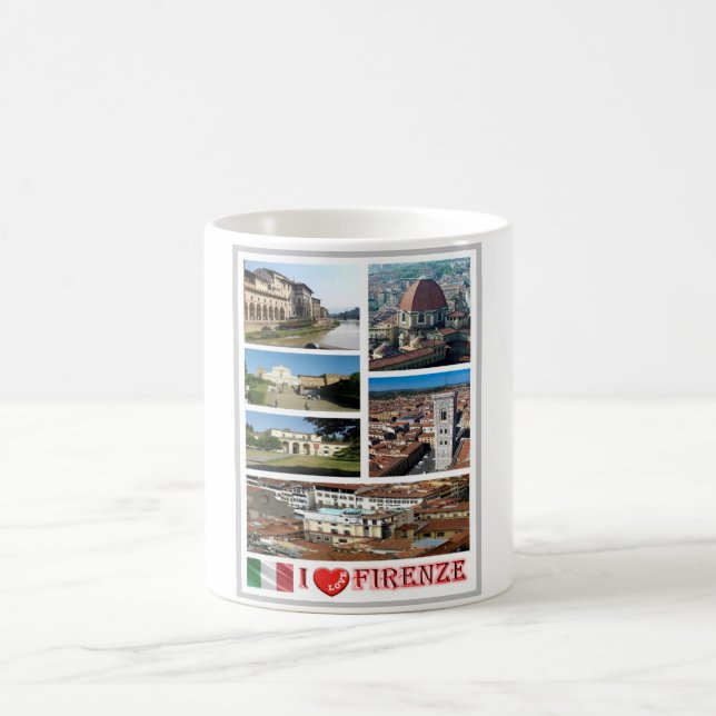 Taza De Café Italia - Toscana - Florencia - Amo - (Centro)