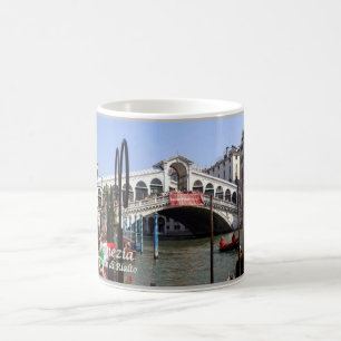 Taza De Café Italia - Venecia - Puente del Palacio Rialto -