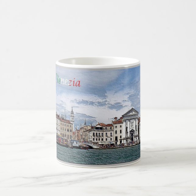 Taza De Café Italia - Venecia - Skyline - (Centro)