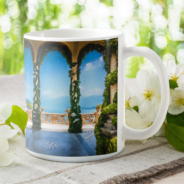 Taza De Café Italia Viaja Villa Arches Italiana (Subido por el creador)