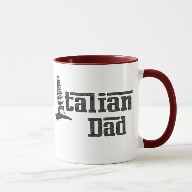 Taza de café italiana del padre del papá (Derecha)