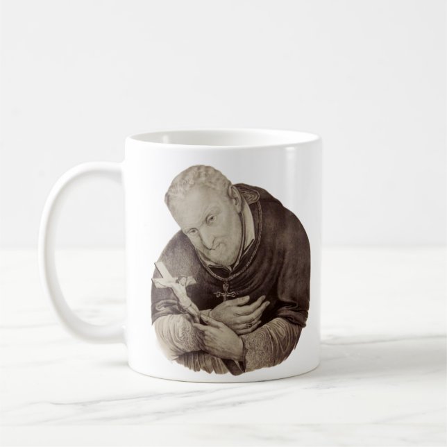 Taza De Café Italiano Saint Alphonsus Liguori (Izquierda)