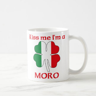 Taza De Café Italianos personalizada me besan que soy Moro