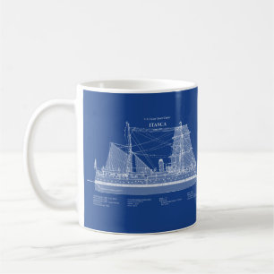 Taza De Café Itasca de corte USCG - ABD