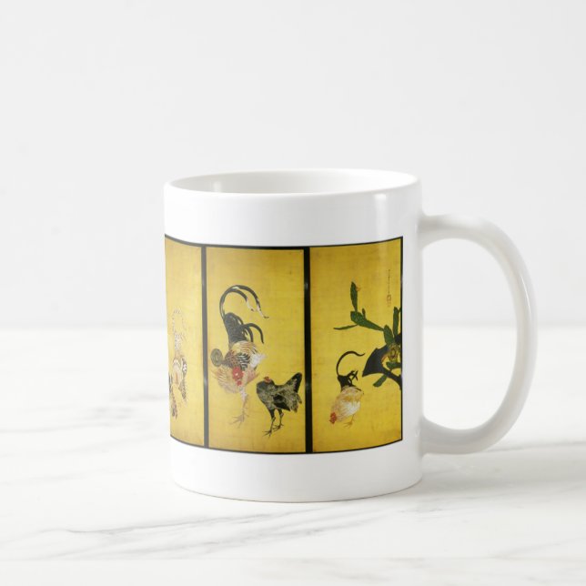 Taza De Café Itoh Jakucyu , 伊藤若冲 (Derecha)